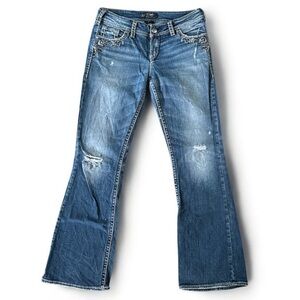 Women's Blue Jeans Flare Size 29